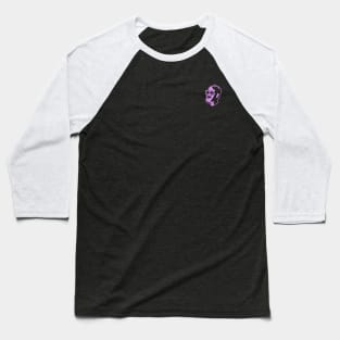 TonyDaddi Logo 2020 Purple small print Baseball T-Shirt